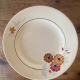 Complete Saint-Amand earthenware service, series 8549, 1940s
