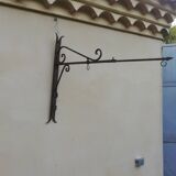 Panel depicting a fish in sheet metal