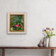 Diana maxwell's painting armfield b.1920. english. pink primulas & pot plants.