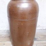 Pot grès terre vernissée H45 conserve ancien