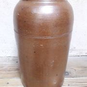 Pot grès terre vernissée H45 conserve ancien