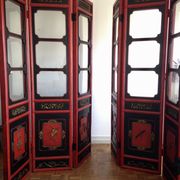 Pair of 3-panel screens