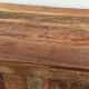 Old wooden cabinet. 8 doors.