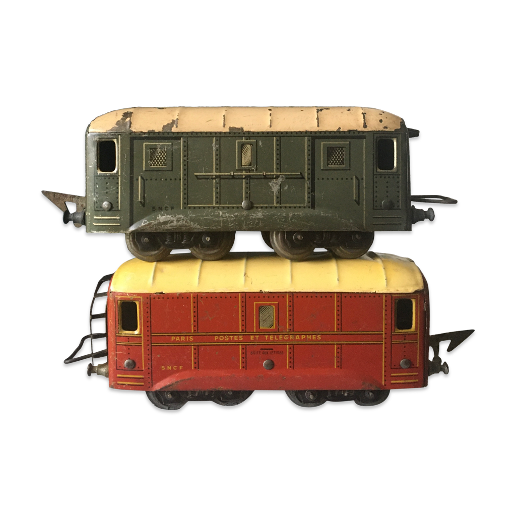 DEUX WAGONS JEP ho 1955 environ - Collection