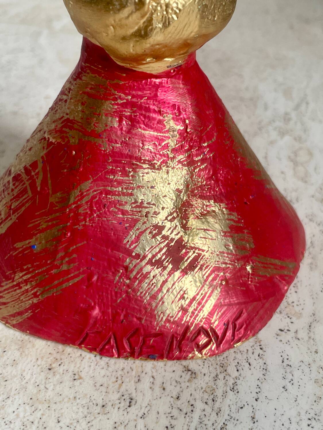 Candlestick by Pierre Casenove, fondica, 1990