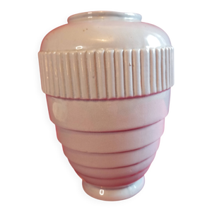 Vase en faience ''moulin - loups