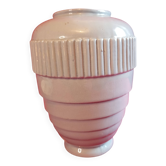 Art deco earthenware vase "moulin des loups orchies"
