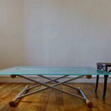 Height-adjustable designer table
