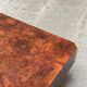 Table Willy RIZZO placage de loupe Mario Sabot 1970