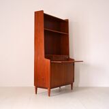 Mahogany bookcase with storage space