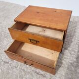 Small old wooden haberdashery rack