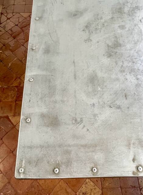 Industrial iron table