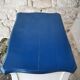 Commode trois tiroirs Louis XV patinée blanche et bleue