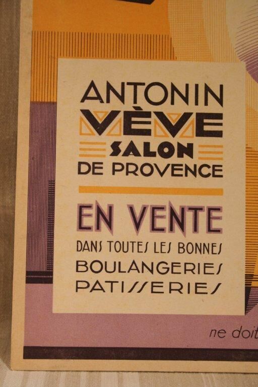 Advertising card Cafés La Fornarina Salon de Provence