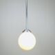 Suspension boule opaline art déco, 1930/1940