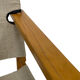 Vintage safari chair 1970's design easy chair