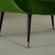 Green velvet armchairs by Gigi Radice, Italy 1950s set of 2