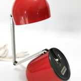 Space age design lamp kreo-lite na-718 red japan