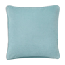 Velvet cushion 50x50cm light blue color