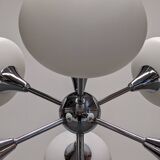 Space Age Sputnik chandelier with 6 lights, 50s-60s