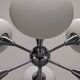 Space Age Sputnik chandelier with 6 lights, 50s-60s