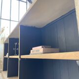 Double-sided counter with XL oak compartments