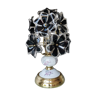 Table lamp with glass flowers, 80