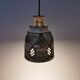 Beautiful ceramic hanging lamp, designed by jette hellerøe denmark, 1960s.