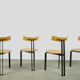 Dutch post modern dining chairs, harvink, 1980s