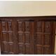 Antique neo-Gothic wardrobe with linen drawers.