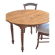 Round table with turned legs