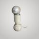 Design desk lamp Gino Sarfatti Arteluce 600c leather metal 1970