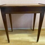 Small walnut writing table. 1 drawer, excellent condition.