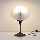 Glass table lamp by VeArt, Italy 1980s.