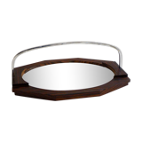 Art Deco mirror & Macassar ebony tray