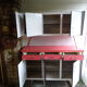 Red formica buffet