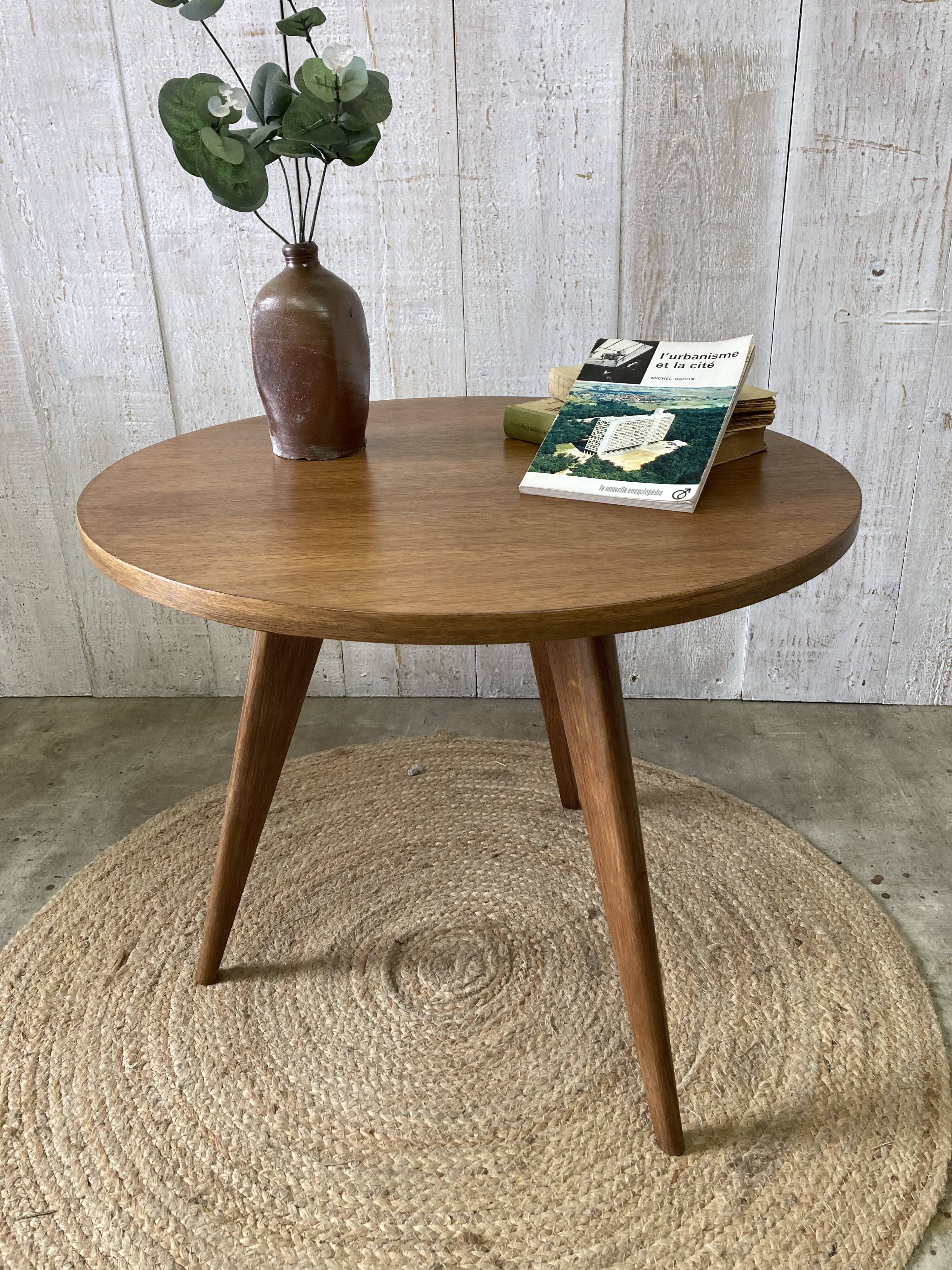 50's tripod pedestal table