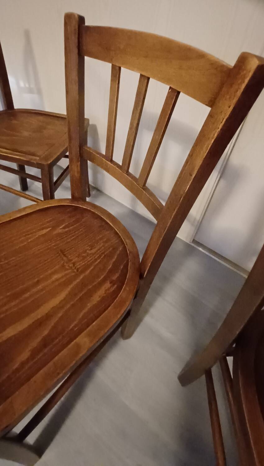 Set of 4 vintage bistro chairs