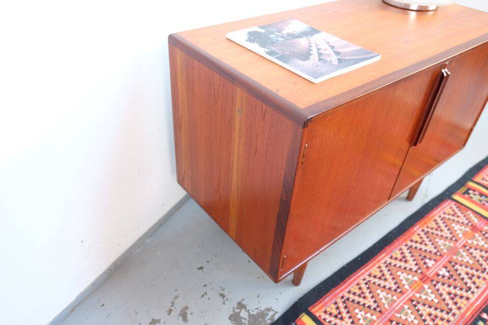 Vintage retro 1960s ASKO commode in teak, mid-century style.
