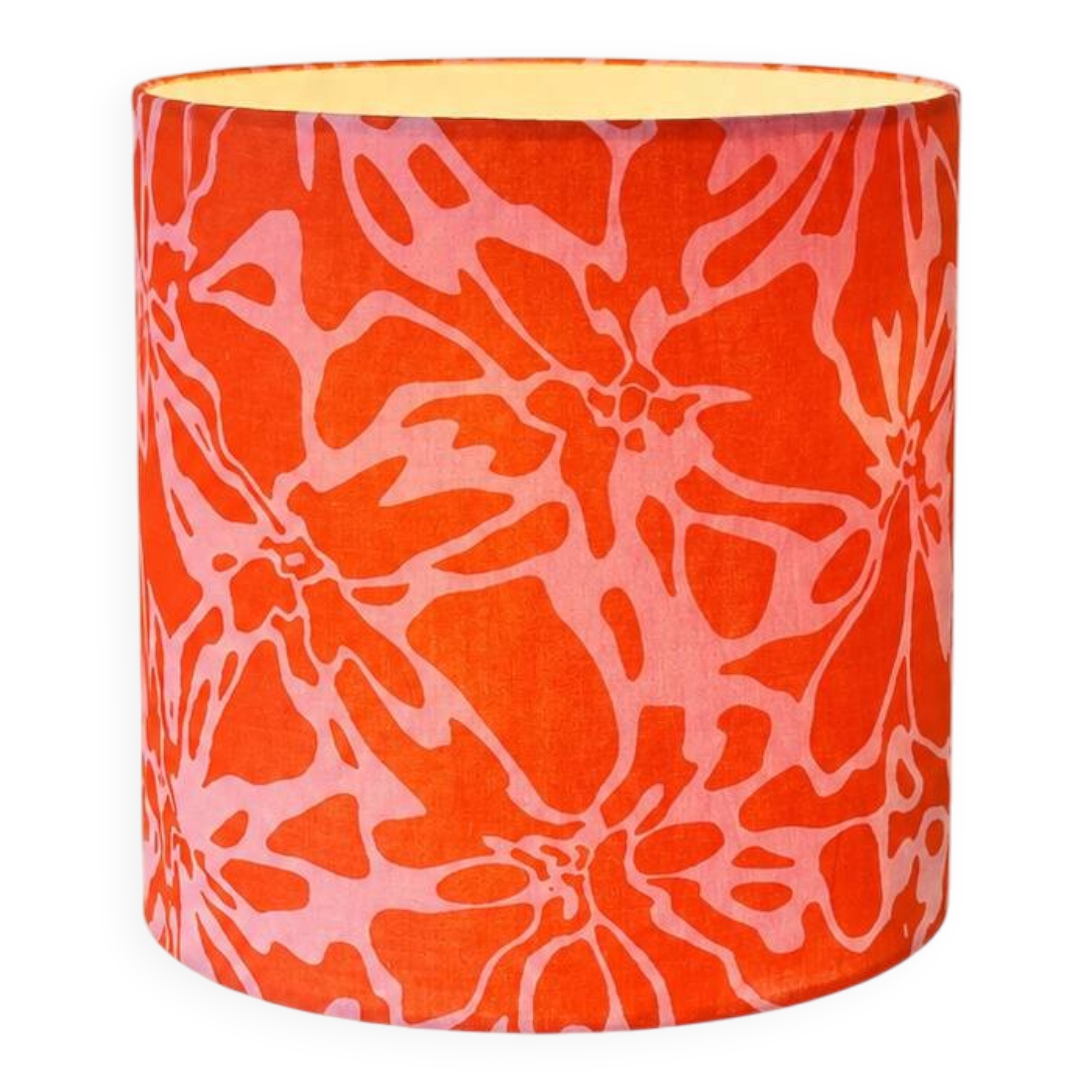 Lampshade with Pop Art pattern - Muslin cotton - 20 x 22 cm