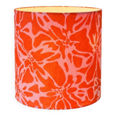 Abat-jour à motif Pop Art en mousseline de coton