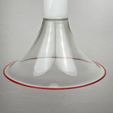 Suspended lamp Samanta in Murano glass attributed to Roberto Pamio for Leucos, Italy, 1970s.