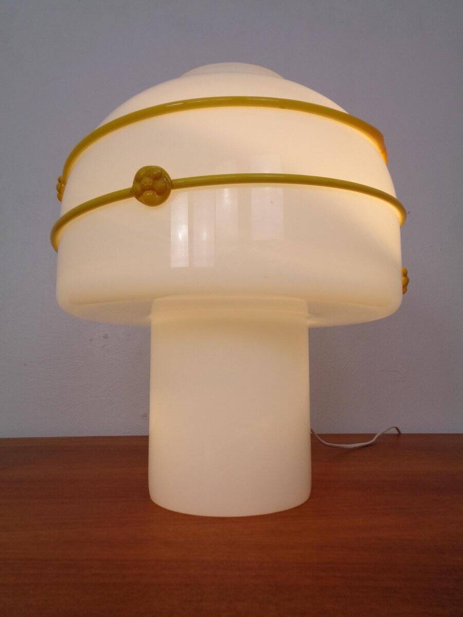 Large Murano Mushroom Table Lamp, Italy, 1970s