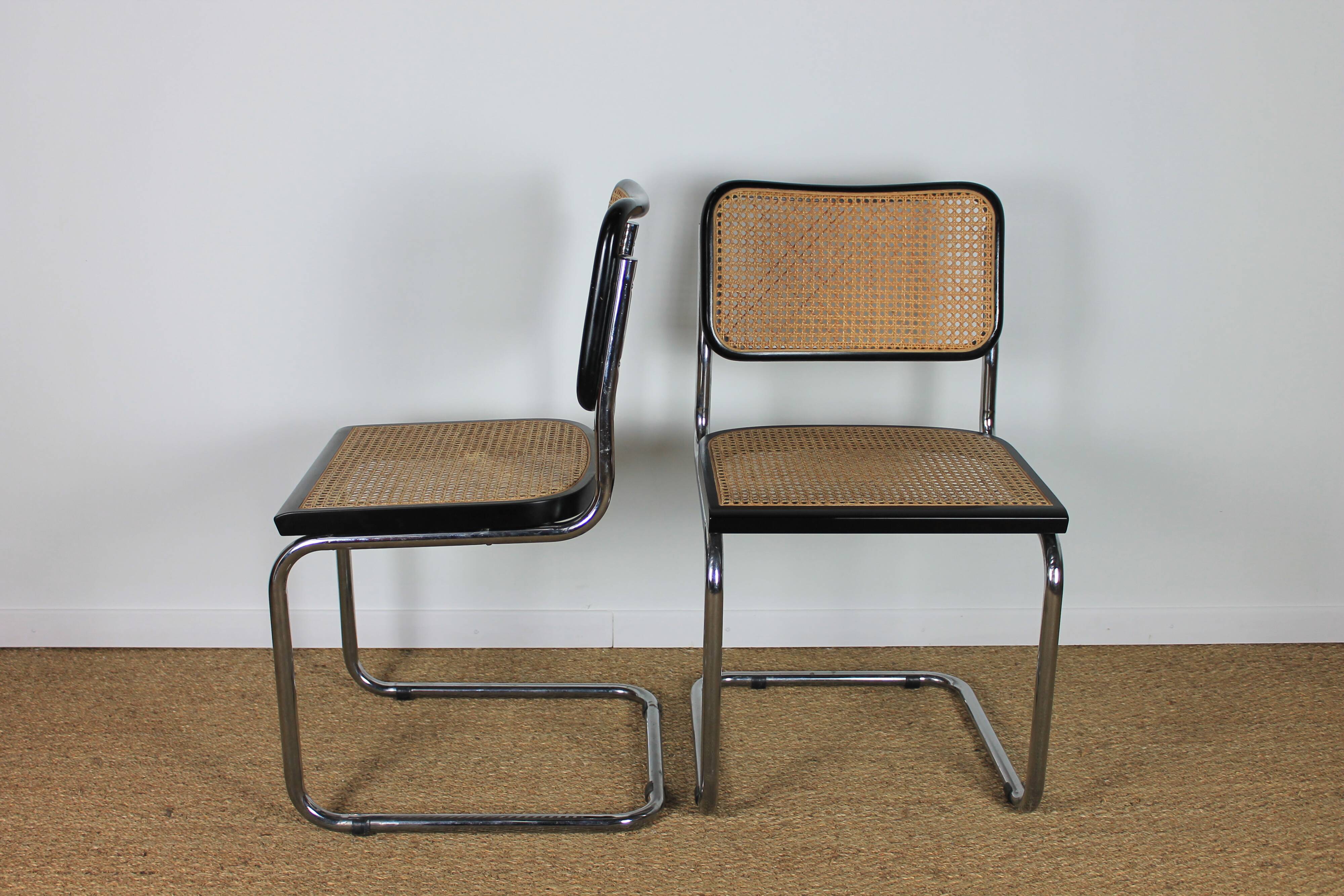 Pair of Marcel Breuer B32 chairs