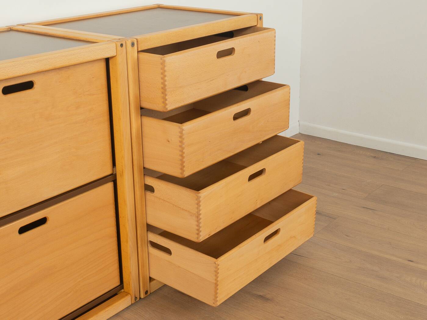 Flötotto modular chest of drawers system, 1970s, set of 4