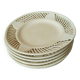 6 18th century dessert plates