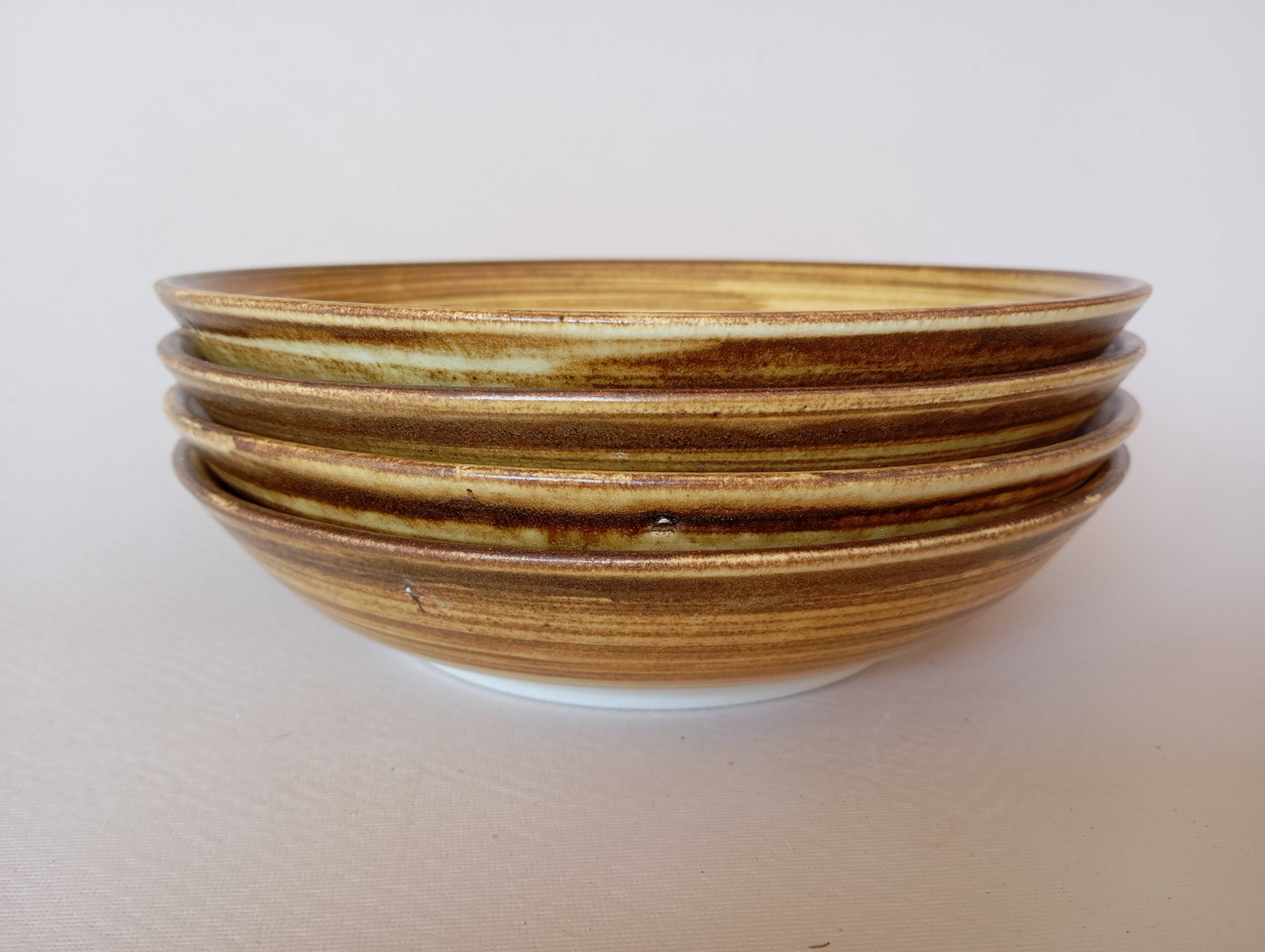 4 Longchamp calotte plates