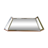 Art deco rectangular mirror tray