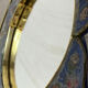 Miroir en bois peint et verre