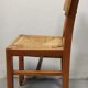 Chaises paillées année 50